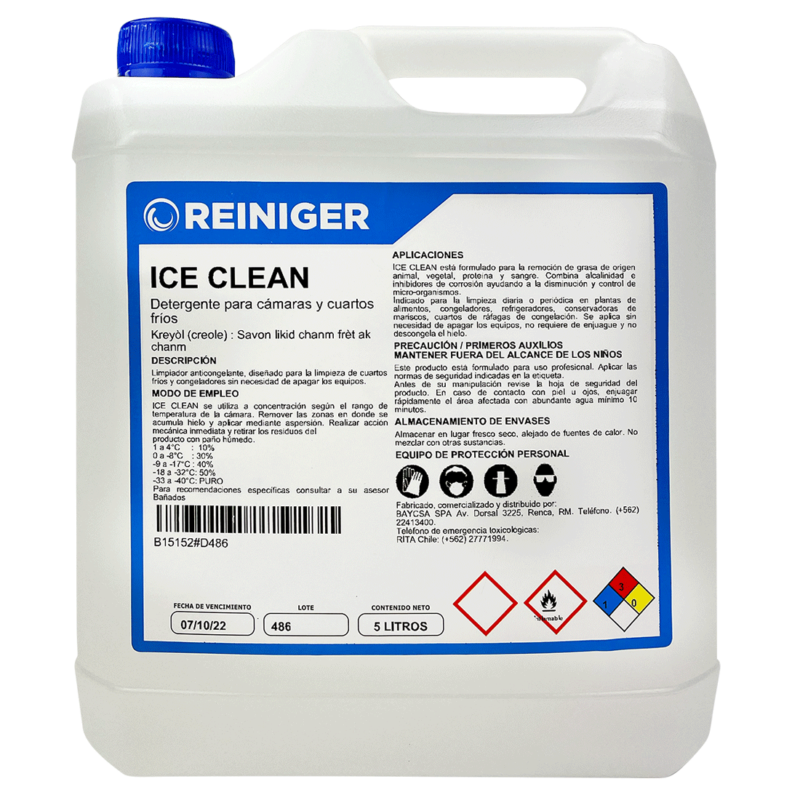 Ice Clean de 5 litros - limpiador anticongelante