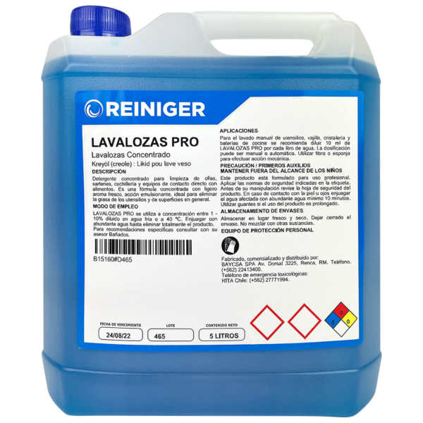 Lavalozas pro de 5 litros - Detergente concentrado