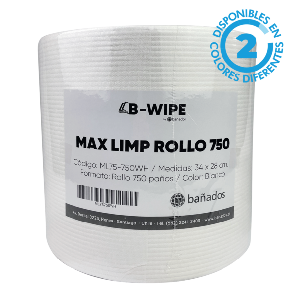 foto Paño Max Limp rollo 750